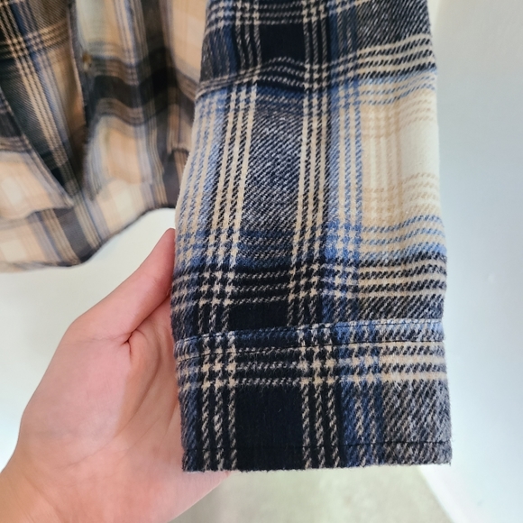 PacSun L.A. Hearts Oversized Plaid Shacket Size XS/S - Picture 5 of 11